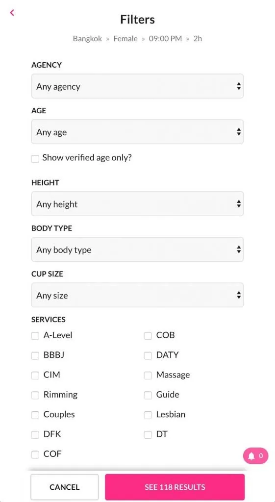 smooci website filters