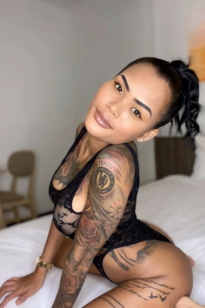 Wila Thai Black Lace Bodysuit Sexy Body