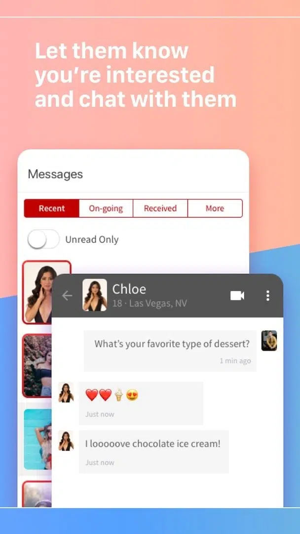 messages on seeking app