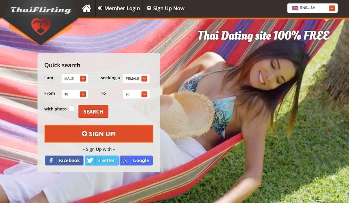 Thaiflirting.com en screenshot